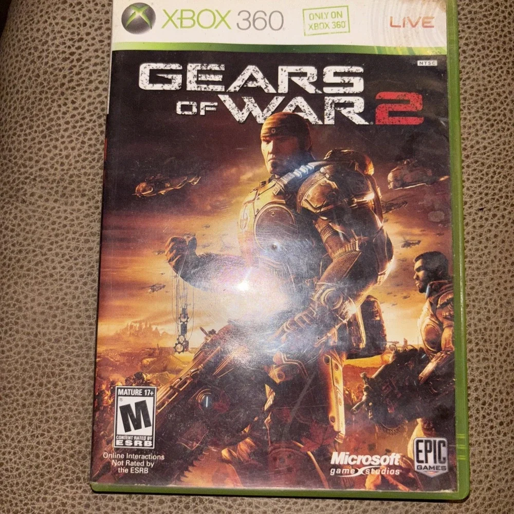 2008 GEARS OF WAR 2 Game of the Year Ed. Game & Manual, XBOX360 Live, Preowned